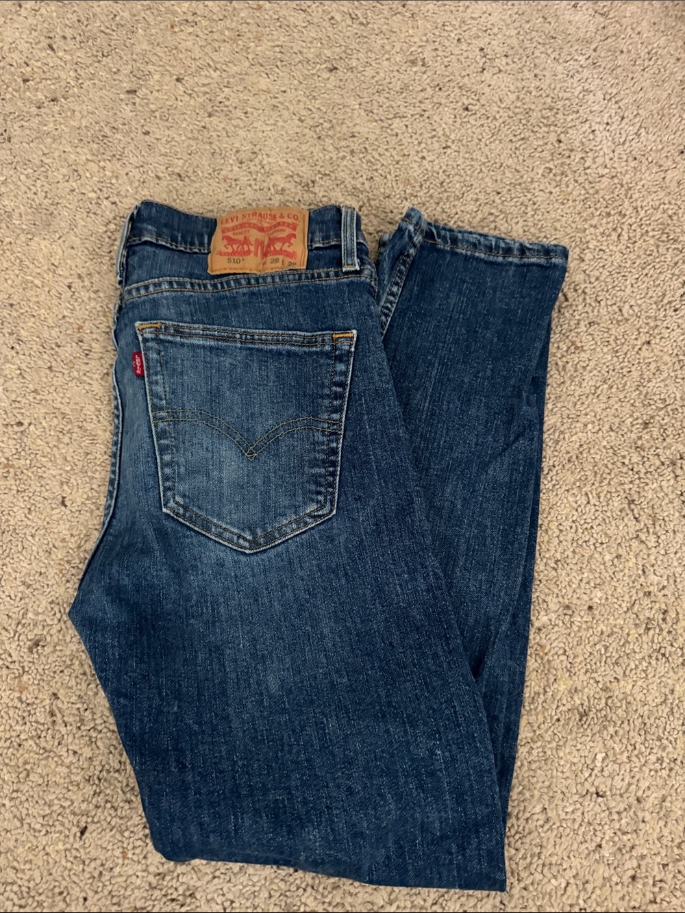 Levi's Indigo Straight Jeans